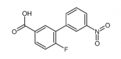 4-Fluoro-3-(3-nitrophenyl)benzoic acid