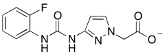2-(3-(3-(2-Fluorophenyl)ureido)-1H-pyrazol-1-yl)acetate