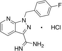 1-(4-Fluorobenzyl)-1H-pyrazolo[3,4-b]pyridine-3-carboximidamide Hydrochloride