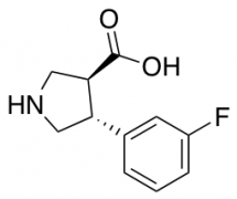 rel-(3R,4S)-4-(3-Fluorophenyl)pyrrolidine-3-carboxylic Acid, trans