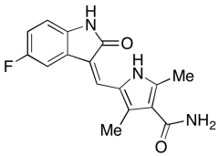5-[(Z)-(5-Fluoro-1,2-dihydro-2-oxo-3H-indol-3-ylidene)methyl]-2,4-dimethyl-1H-pyrrole-3-ca