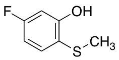 5-Fluoro-2-(methylthio)phenol