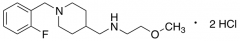N-{[1-(2-Fluorobenzyl)piperidin-4-yl]methyl}-2-methoxyethanamine Dihydrochloride