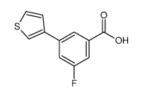 5-Fluoro-3-(thiophen-3-yl)benzoic acid