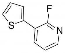2-Fluoro-3-(thienyl)pyridine