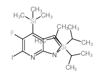 5-Fluoro-6-iodo-1-(triisopropylsilyl)-4-(trimethylsilyl)-1h-pyrrolo[2,3-b]pyridine