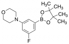 4-[3-Fluoro-5-(4,4,5,5-tetramethyl-1,3,2-dioxaborolan-2-yl)phenyl]morpholine