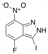 4-Fluoro-3-iodo-7-nitro-indazole
