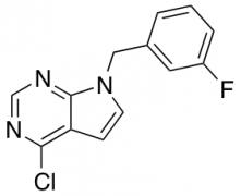 7-(3-Fluorobenzyl)-4-chloro-7h-pyrrolo[2,3-D]pyrimidine