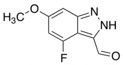 4-Fluoro-6-methoxy-3-(1H)indazole carboxaldehyde
