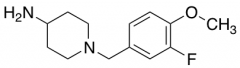 1-[(3-Fluoro-4-methoxyphenyl)methyl]piperidin-4-amine