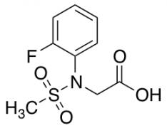 N-(2-Fluorophenyl)-N-(methylsulfonyl)glycine