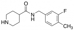N-[(3-Fluoro-4-methylphenyl)methyl]piperidine-4-carboxamide