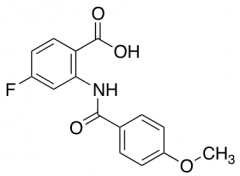 4-Fluoro-2-(4-methoxybenzamido)benzoic Acid