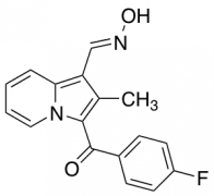 N-{[3-(4-Fluorobenzoyl)-2-methylindolizin-1-yl]methylidene}hydroxylamine