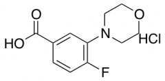 4-Fluoro-3-(morpholin-4-yl)benzoic Acid Hydrochloride