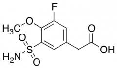 2-(3-Fluoro-4-methoxy-5-sulfamoylphenyl)acetic Acid