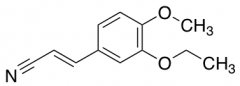 3-(3-ethoxy-4-methoxyphenyl)prop-2-enenitrile