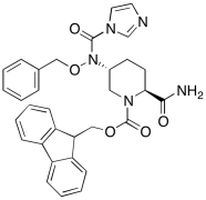 5R-(N-Fmoc)-5[N-(benzyloxy)-N-(carbonylimidazole)]amino L-Pipecolic Amide