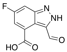 6-Fluoro-3-formyl-4-indazolecarboxylic Acid