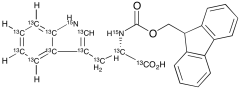 N&alpha;-Fmoc-L-tryptophan-13C1115N2