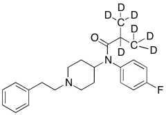 N-(4-Fluorophenyl)-2-methyl-N-[1-(2-phenylethyl)-4-piperidinyl]-propanamide-d7