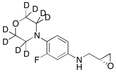 3-Fluoro-4-morpholinophenyl-(2R)-oxyranyl Methylamine-d8