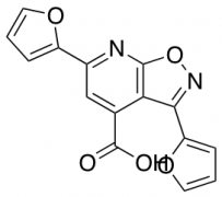 3,6-Bis(furan-2-yl)-[1,2]oxazolo[5,4-b]pyridine-4-carboxylic Acid
