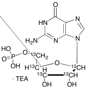 Guanosine-13C5 5&rsquo;-Monophosphate (Triethylammonium Salt)