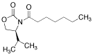 3-Heptanoyl-4-(S)-isopropyl-oxazolidin-2-one