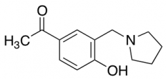 1-[4-hydroxy-3-(pyrrolidin-1-ylmethyl)phenyl]ethan-1-one