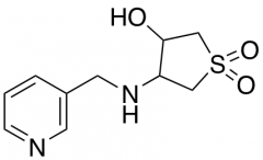 3-Hydroxy-4-[(pyridin-3-ylmethyl)amino]-1-{6}-thiolane-1,1-dione
