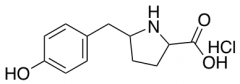 5-[(4-Hydroxyphenyl)methyl]pyrrolidine-2-carboxylic Acid Hydrochloride