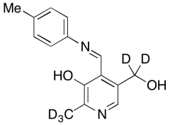 5-Hydroxy-6-methyl-4-[[(4-methylphenyl)imino]methyl]-3-pyridinemethanol-d5