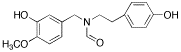 N-(p-Hydroxyphenethyl)-N-(3-hydroxy-4-methoxybenzyl)formamide