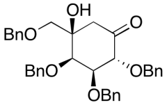 (2R,3S,4R,5R)-5-Hydroxy-2,3,4-tris(phenylmethoxy)-5-[(phenylmethoxy)methyl]-cyclohexanone