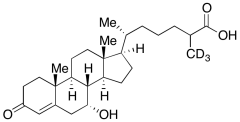 7-Hydroxy-3-oxo-Cholest-4-en-26-oic Acid-d3