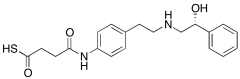 (R)-4-((4-(2-((2-Hydroxy-2-phenylethyl)amino)ethyl)phenyl)amino)-4-oxobutanethioic S-Acid