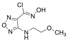 (Z)-N-Hydroxy-4-((2-methoxyethyl)amino)-1,2,5-oxadiazole-3-carbimidoyl Chloride