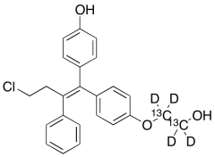 4-Hydroxy Ospemifene (Ospemifene Impurity) - 13C2,D4