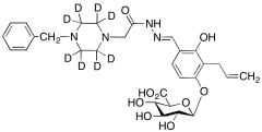 4-Hydroxy-PAC 1-&beta;-D-Glucopyranosiduronic Acid-d8