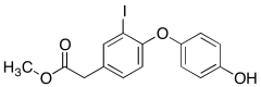 4-(4-Hydroxyphenoxy)-3-iodo-benzeneacetic Acid Methyl Ester