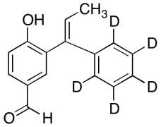 4-Hydroxy-3-(1-phenyl-1-propenyl)benzaldehyde-d5