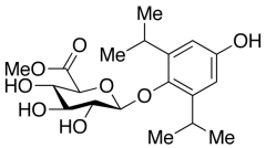 4-Hydroxy Propofol 1-O-&beta;-D-Glucuronic Acid Methyl Ester