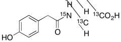p-Hydroxyphenylacetylglycine-13C2,15N