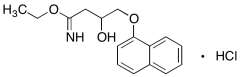 3-Hydroxy-4-(1-naphthalenyloxy)-butanimidic Acid Ethyl Ester Hydrochloride