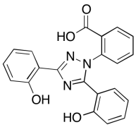 2-[3,5-Bis(2-hydroxyphenyl)-1H-1,2,4-triazol-1-yl]benzoic Acid