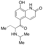 8-Hydroxy-5-[2-[(1-methylethyl)amino]-1-oxobutyl]-2(1H)-quinolinone