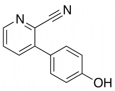 3-(4-Hydroxyphenyl)pyridine-2-carbonitrile