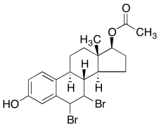 3-Hydroxy-6,7-dibromo 17&beta;-Acetoxyestra-1,3,5(10)-triene